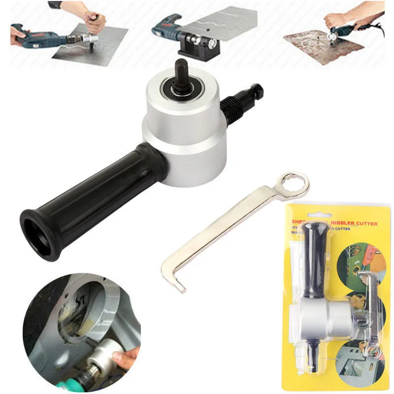 

Nibble Metal Cutting Power Tool Parts Nibbler Saw Cutter Tool Drill Attachment Upgrade Electric Pneumatic Dual-use Cutting Tools