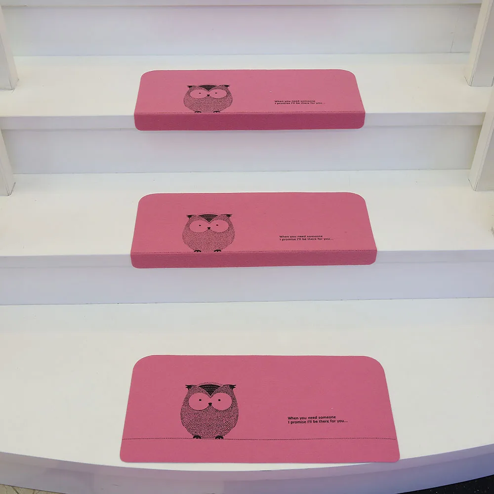 Fashion Cute Cartoon Stair Carpet Slip Resistant Stair Tread Mats Rugs For Stair Step 55*22*4.5cm Fashion Cute Cartoon Stair Carpet Slip Resistant Stair Tread Mats Rugs For Stair Step 55*22*4.5cm