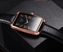 smart watch Vintage Leather Watchband smartwatch for Samsung S4/Note4/Note5 HTC xiaomi for Android Phone LFab