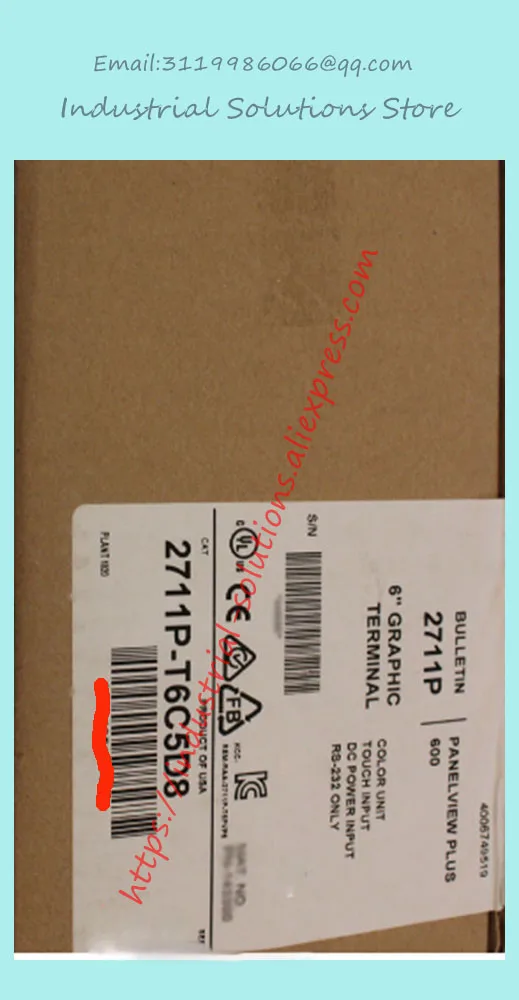 Новый промышленный сенсорный экран 2711P-T6C5D8