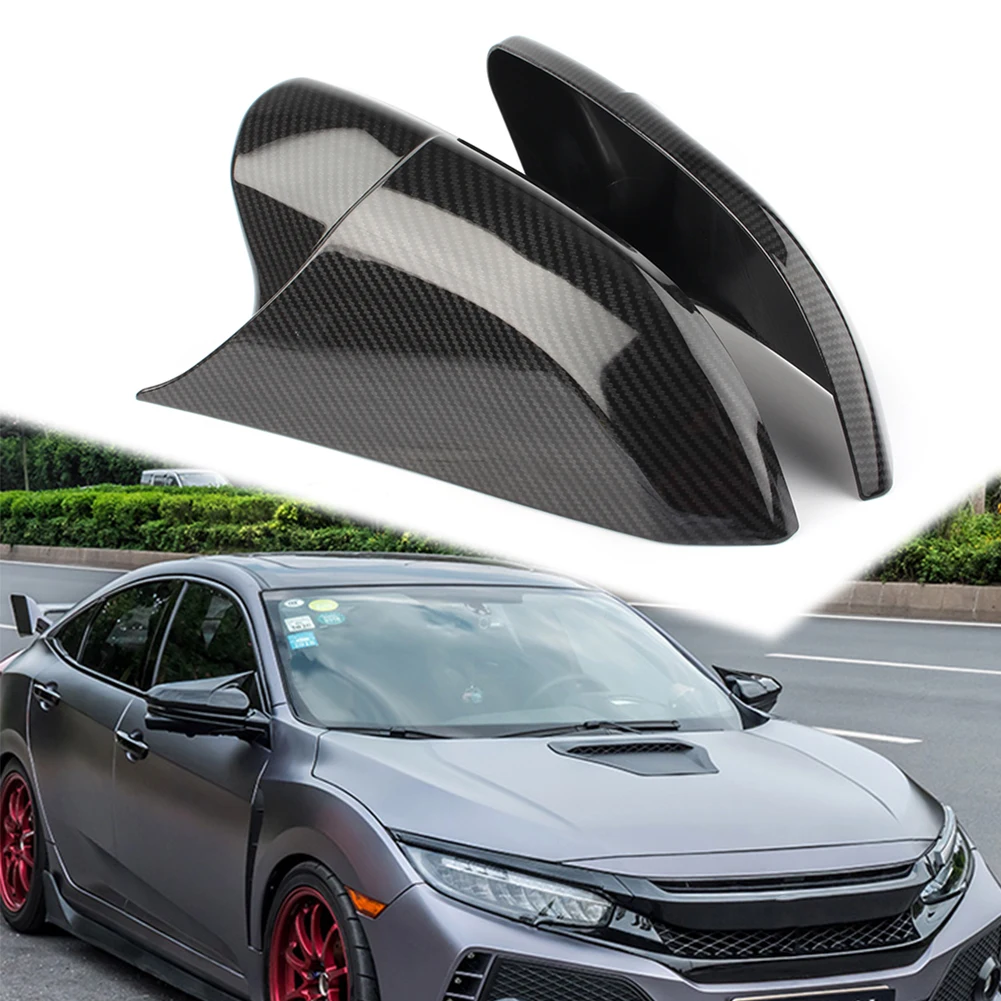 

For Honda Civic TYPE-R 2017-2019 ABS Carbon Fiber Rearview Mirrors Cover Trim Auto Accessories Car Parts