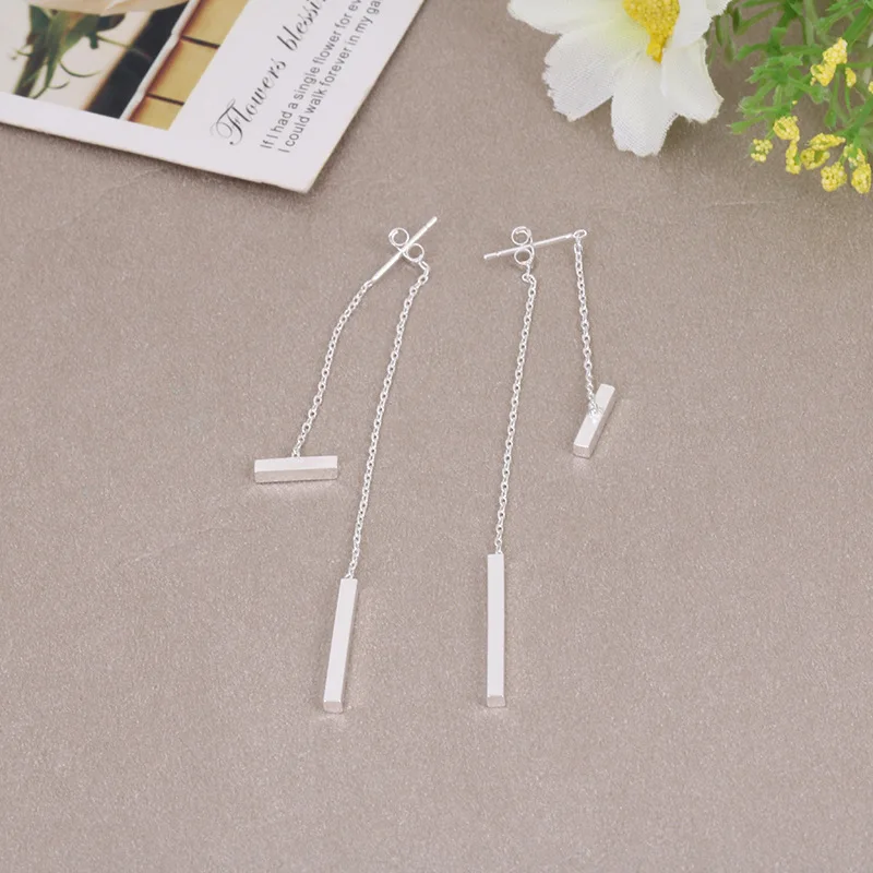 DreamySky серьги с кисточками из чистого 925 пробы серебра для женщин и девочек Рождественский подарок Brincos Pendientes Прямая поставка