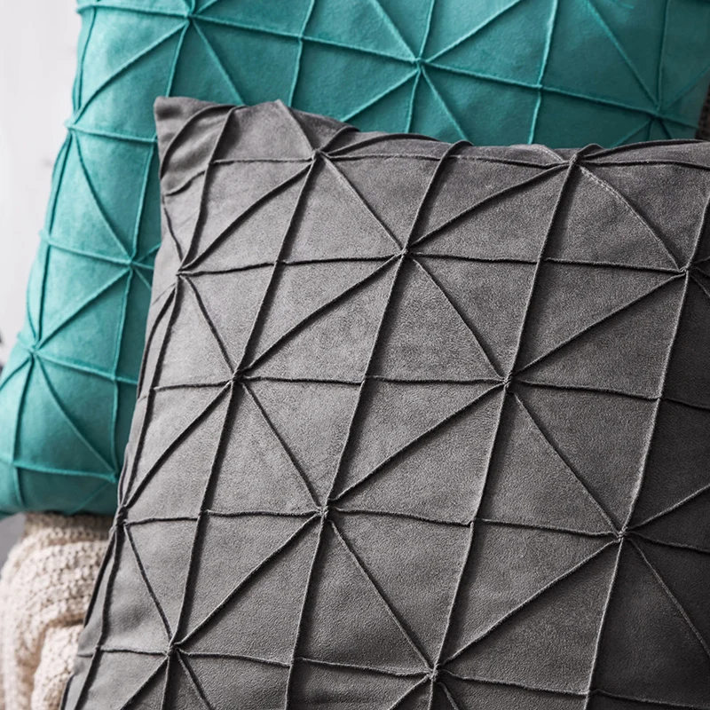 1 шт. замшевая наволочка для подушки 45 х45 см|throw pillow covers|pillows case pillowthrow decorative pillows |