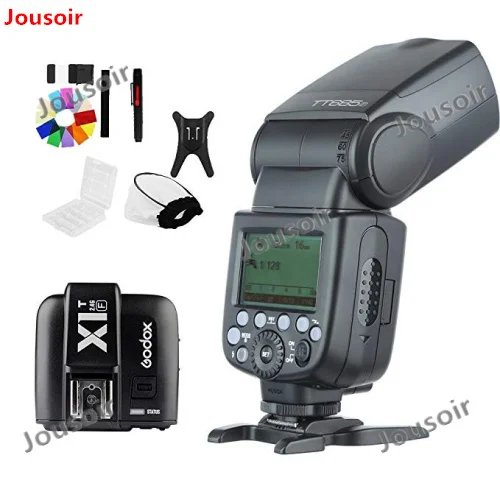 Godox 2x TT685F 2 4G HSS TTL GN60 Вспышка Speedlite + X1T-F триггер передатчик Комплект для Fuji