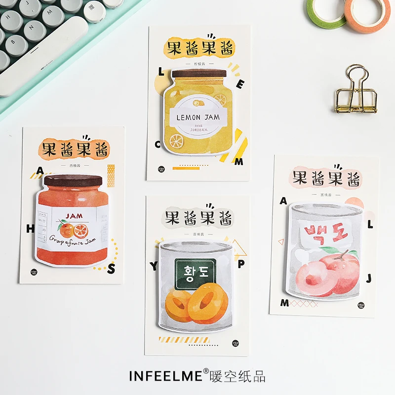 

Infeel.me cute jam sticky memo pad notepad paper message note
