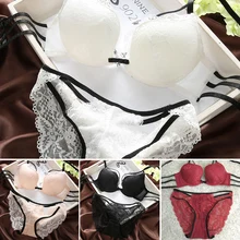 3/4 чашка с хлопковой подкладкой белого цвета женские комплекты кружевных бюстгальтеров, комплект кружевного нижнего белья сексуальный бюстгальтер с эффектом «пуш-ап», детские трусы, трусы для женский сексуальный бюстгалтер японский Стиль комплекты бюстгальтеров