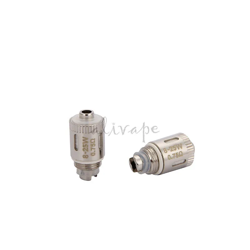 5pcslot Eleaf GS Air Pure Cotton Coil Head 0.75ohm E Cigarette Replacement Coils For GS Air 2 Atomizer Tank 1