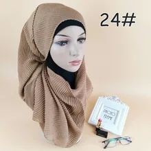 180*70 см мягкие носки из тонкого хлопка Hijab шарф Мусульманский платок исламский аксессуары Платки femme