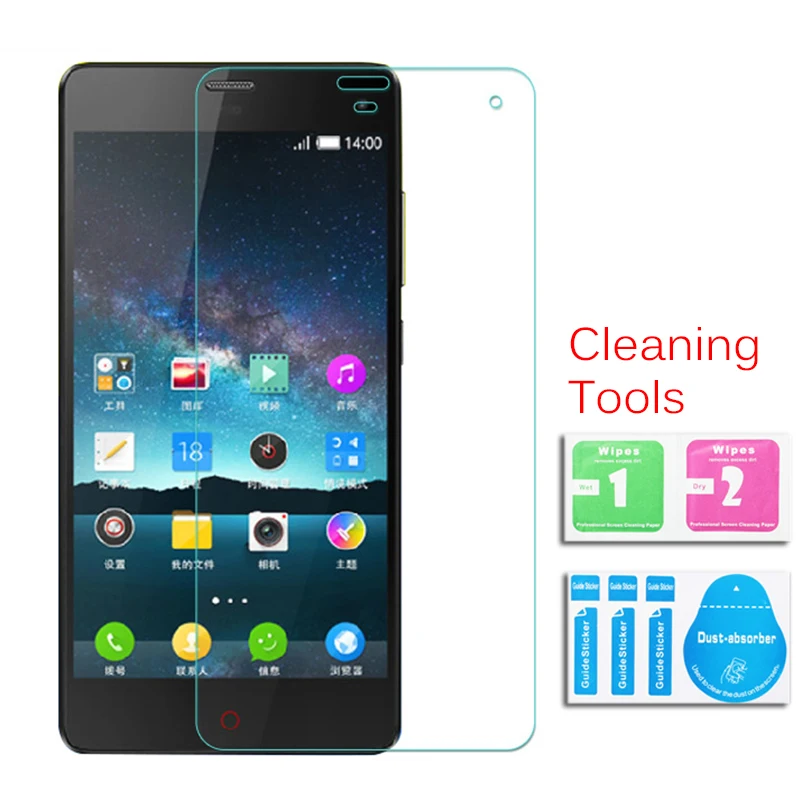 2 шт. для ZTE nubia Z7 MAX защитная пленка из закаленного стекла 9H 2.5D z7 max