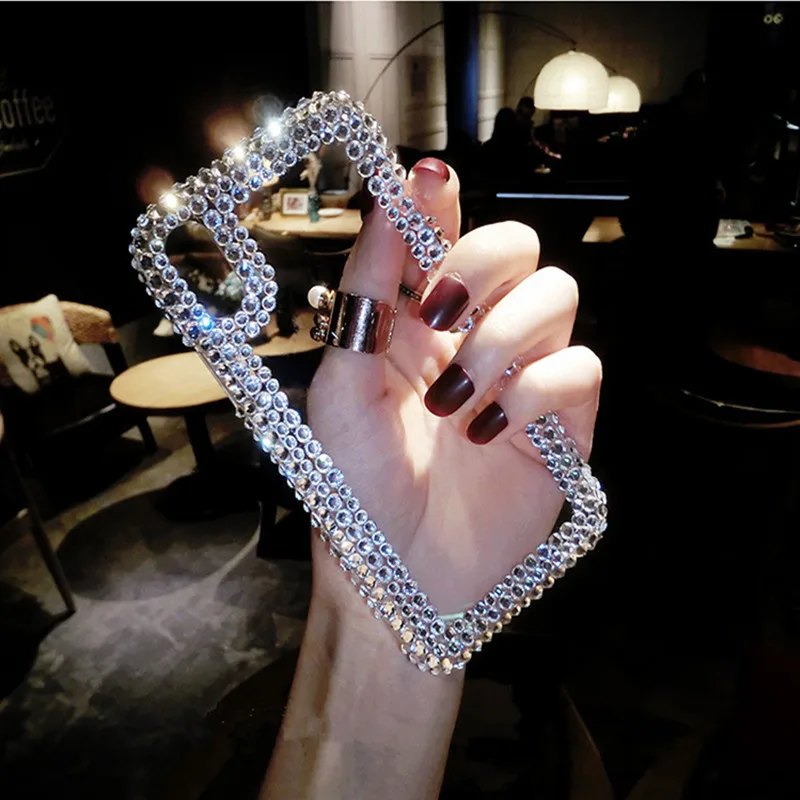 Elegant Bling Diamond Rhinestone Phone Case, Clear s
