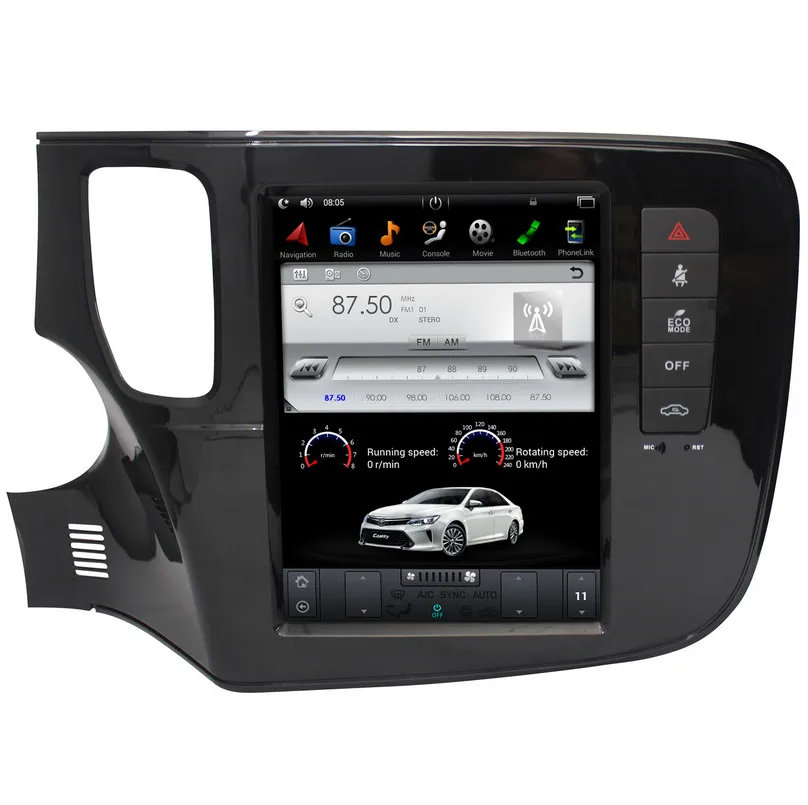Excellent 10.4" Tesla Style Android 7.1 Car Player GPS Navigation for Mitsubishi Outlander 2014-2017 with Radio BT USB Video Stereo 0 Excellent 10.4" Tesla Style Android 7.1 Car Player GPS Navigation for Mitsubishi Outlander 2014-2017 with Radio BT USB Video Stereo 0