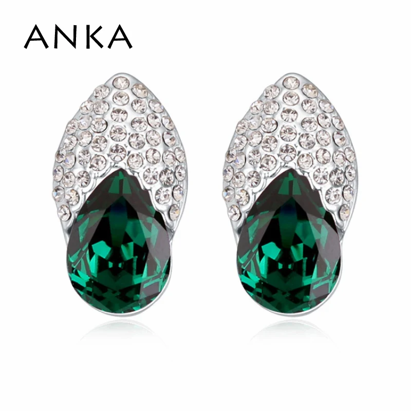 

ANKA Promotion Limited Romantic Stud Earring for Women charm Jewelry Stud Earring Main Stone Crystals from Austria #111568