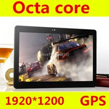Envío Libre Android 6.0 10.1 pulgadas MT8752 T109 tablet pc 8 Core 4 GB RAM 128 GB ROM 1920×1200 IPS 3G/4G LTE Regalo tabletter