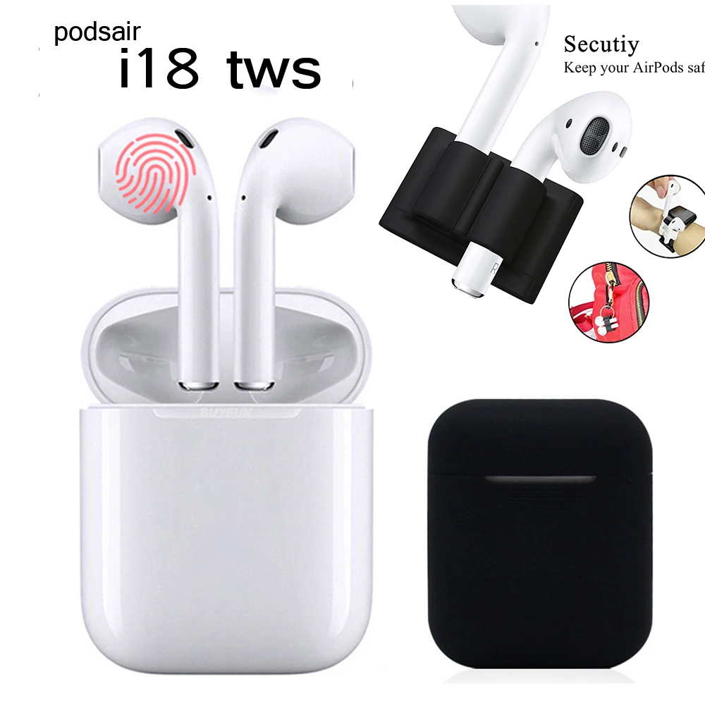

I18 I18S TWS Wireless Earphone Portable 5.0 Bluetooth Headset Invisible Earbud for All Smart Phone