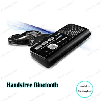 AUX Handsfree mini car-styling Bluetooth sun visor with USB car charger Bluetooth Speakerphone MP3  Player black