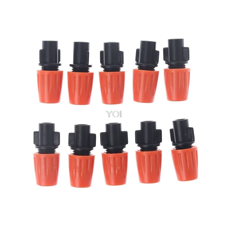 

Garden Irrigation Adjustable Misting Micro Flow Dripper Head Sprinkler Atomizer Watering Sprayer Mist Nozzles Single-Head