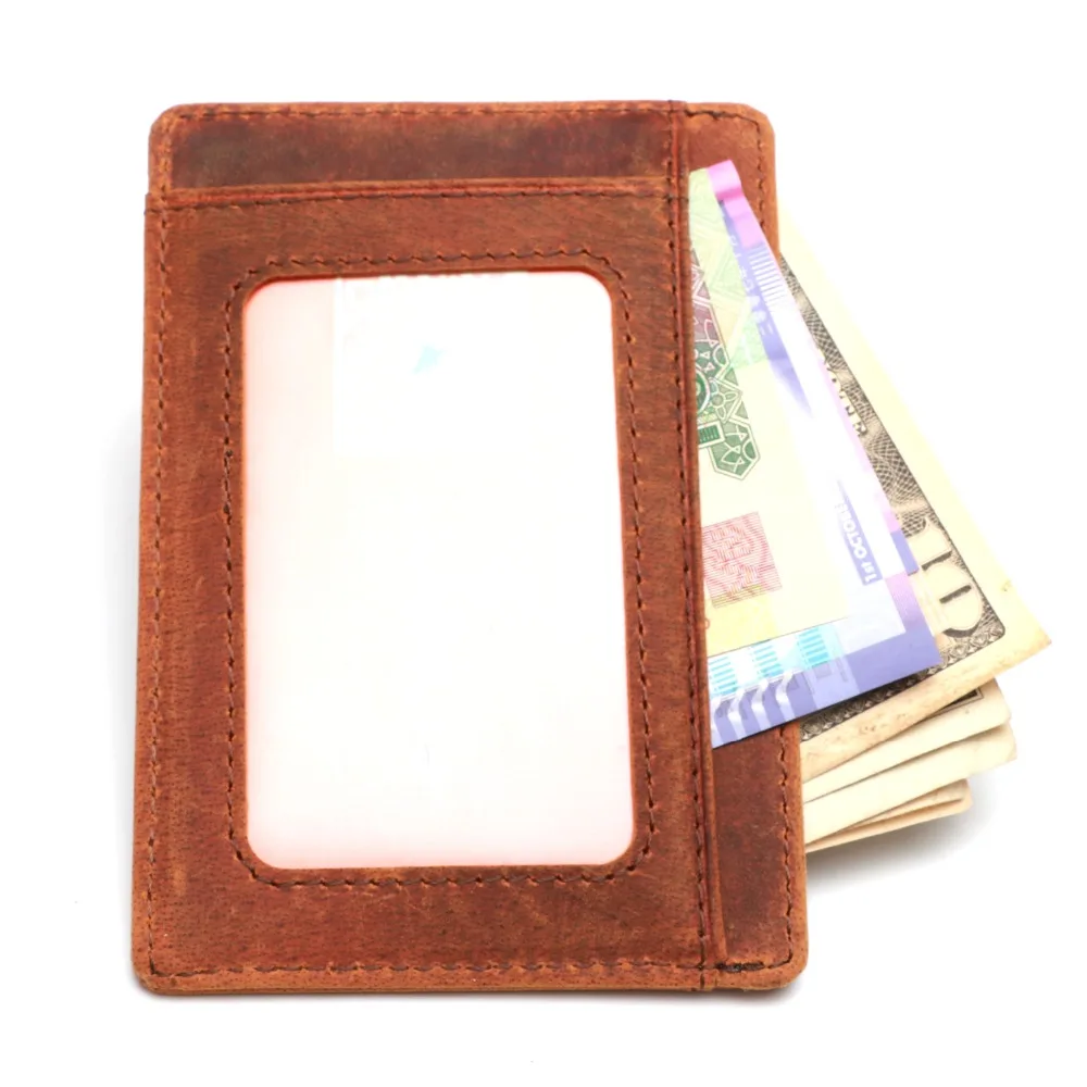 Кожаный бумажник для карт "Grandma to Grande", минималистичный передний карман держатель для карт, подарок на день рождения, выпускной, Рождественский день