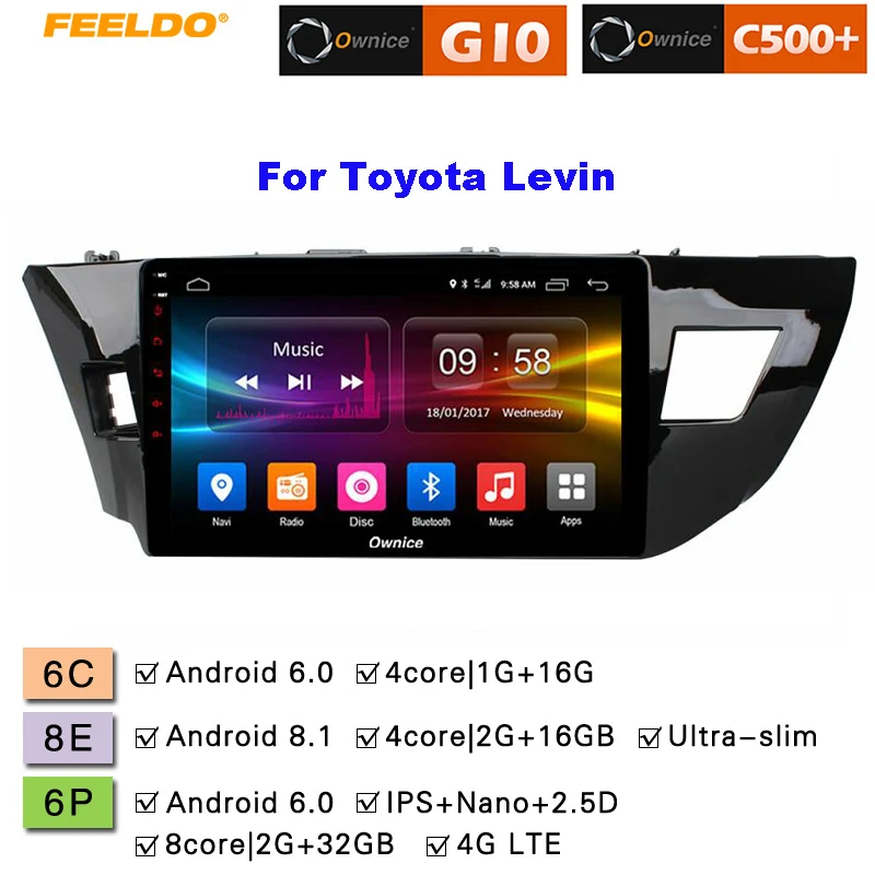 FEELDO 10 1 &quot2.5D Nano IPS экран Android 6 0 Octa Core/DDR3 2G/32G/4G LTE автомобильный медиаплеер с GPS/FM для