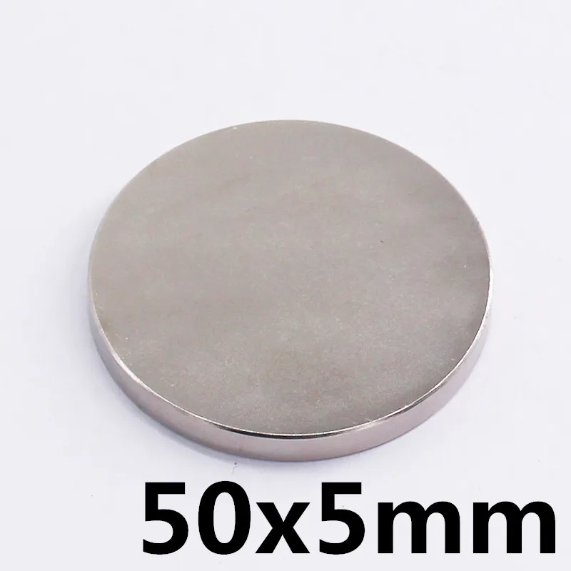 

1pcs 50 x 5 mm N35 Super Strong Powerful Small Round Rare Earth Neodymium Magnets 50 x 5 mm
