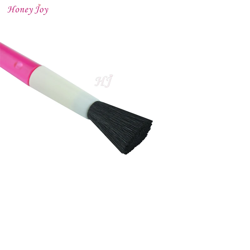 2 шт щетка-Веник двойной состава расставить Силиконовая ручка гвоздики со стразами выбора Маникюр Nail Art Инструмент для Для женщин девочек