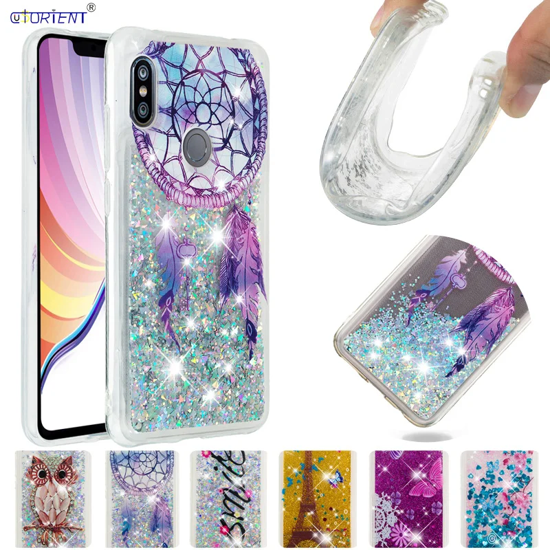 

Bling Case for Xiaomi Note 6 Redmi Note 6 Pro Dynamic Liquid Quicksand TPU Cover Xiomi Xaomi Red Mi Redmi Note 6 Note 6Pro Funda