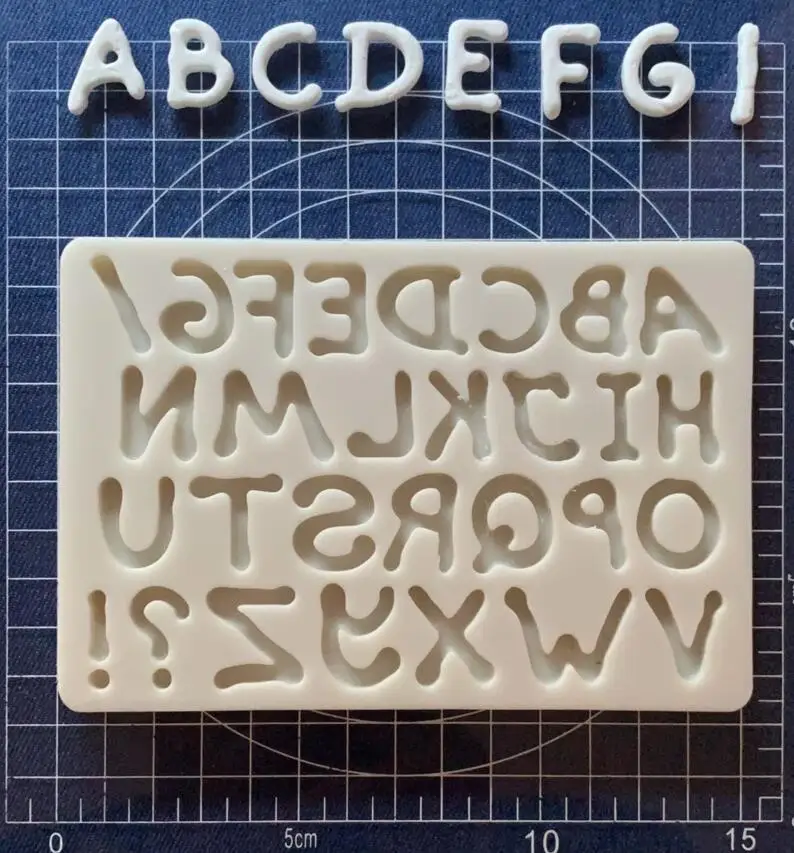 

Silicone Mold new bone alphabet silicone mold mould sugar craft fondant cake decorating animal mould baking tool