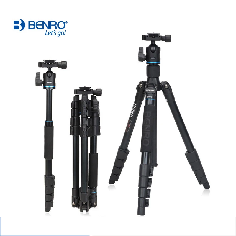  Benro IT25 SLR Camera Tripod For SONY Canon Nikon Flexible Aluminium Alloy Tripod Portable Bracket 