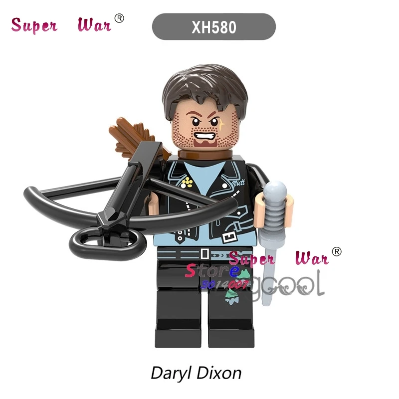 

1PCS model building blocks action superheroes The Walking Dead Series Daryl Dixon kit diy toys for children gift