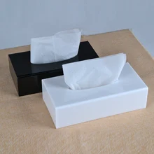 Moderne Boîte De Tissu Acrylique, Support papier, Distributeur de papier TB005