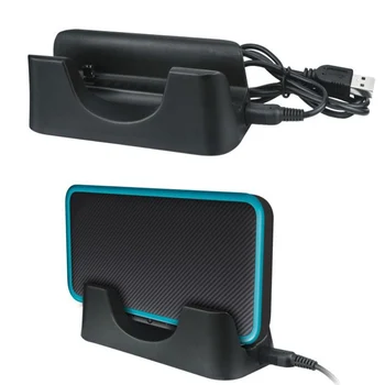 

For Nintendo New 2DS XL/LL Charging Dock Station Desktop Stand Support Holder Cradle Travel Carring Charger For New 2DSLL/XL
