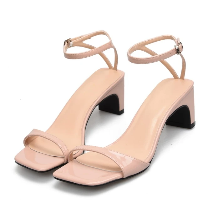 Г., пикантные женские босоножки летние вечерние туфли с открытым носком туфли из лакированной кожи на высоком каблуке 6 см женские свадебные босоножки, H0051 - Цвет: 6CM Heel Height