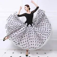 Ballroom Competition Dance Dress For Women 2017 New Arrival Simple Style Standard Tango Waltz Flamenco Ballroom Dancing Dresses