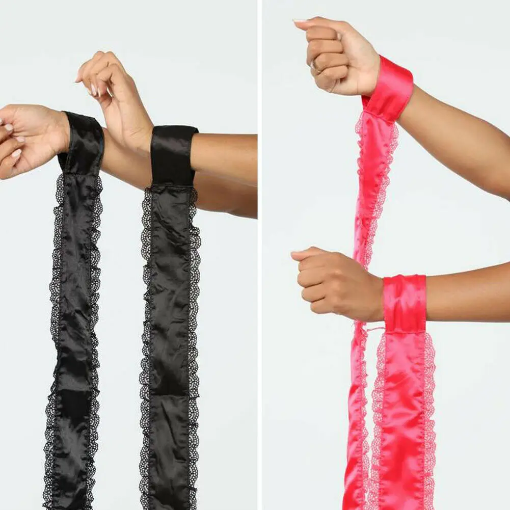 

New Style Women Exotic Bracelet Interest Spice Lace Binding Belt Hands And Feet Bound With Bondage Ties Lace Solid Fashion 2019