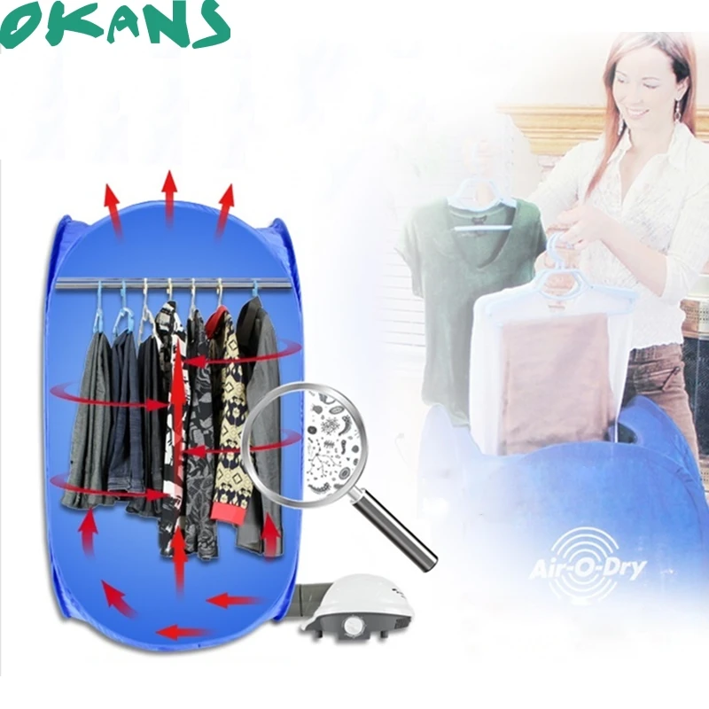 Air O Dry Portable Household Clothes Dryer Folding Mini Drying Machine