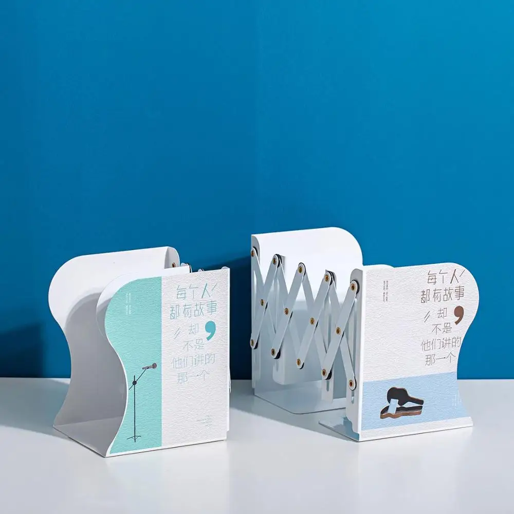 

OTHERHOUSE Extension-typ Bookends Book Shelf Holder Magzine Storage Rack Shlves Display Home Bookshelf Office Desktop Organizer