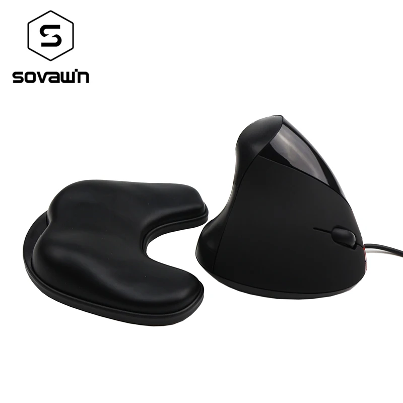 Sovawin Computer PC Wired Vertical Mouse USB Right Hand Optical 2.4g Ergonomic with Memory Foam Soft Wrist Rest Mouse Pad Sovawin Computer PC Wired Vertical Mouse USB Right Hand Optical 2.4g Ergonomic with Memory Foam Soft Wrist Rest Mouse Pad