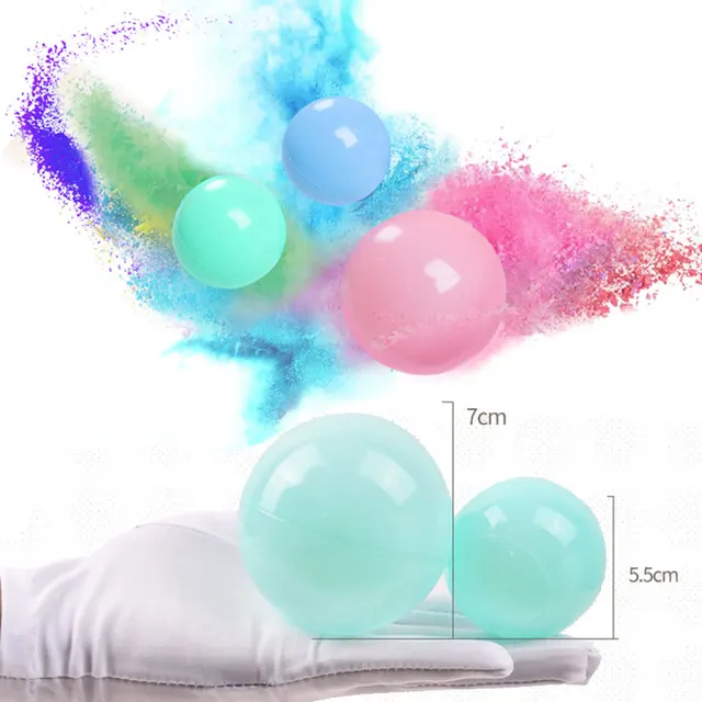100/200pcs 5.5cm Balls Pool Balls Soft Plastic Ocean Ball For Playpen Colorful Soft Stress Air Juggling Balls Sensory Baby Toy 4