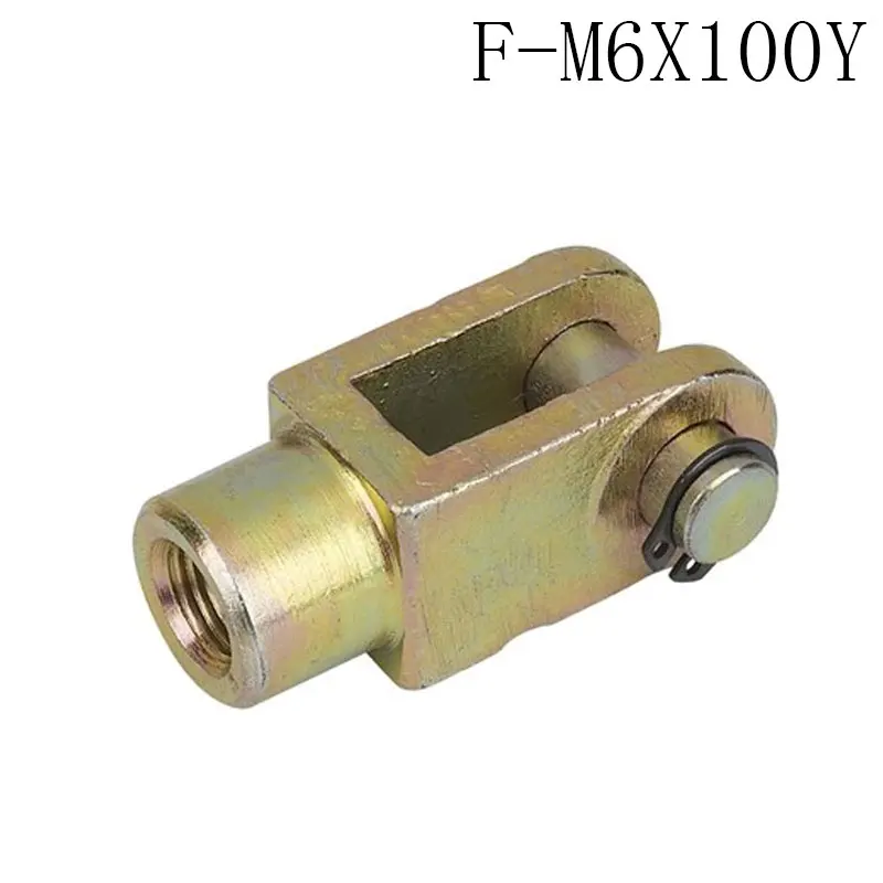 

2pcs Y Joint M6x1.0mm Female to Male Thread Pneumatic Cylinder Piston Clevis,F-M6X100Y Cylinder fittings