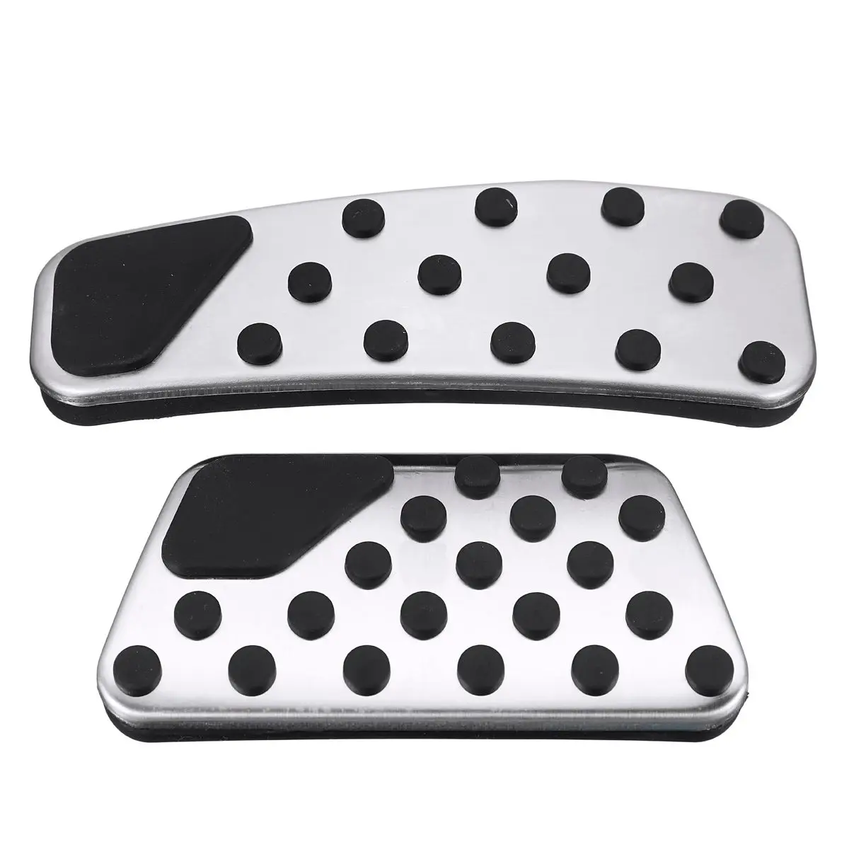 2PCS Stainless Steel Car Accessory Brake Foot Rest Pedal For Dodge Challenger Charger Chrysler 300 2009- Modified Pad Cover