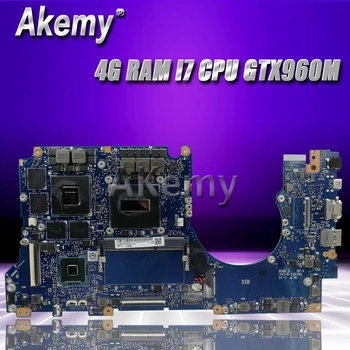 

Akemy with I7-4720HQ 4GB RAM GTX960M-2GB For Asus N501J N501JW G501JW G501J UX50JW UX501J Laptop motherboard Mainboard
