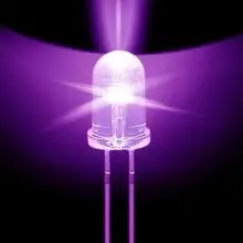 10 шт. супер яркий 5 мм круглый УФ/фиолетовый светодиодный Светодиод F5 светодиодный светильник для DIY светильник s zi