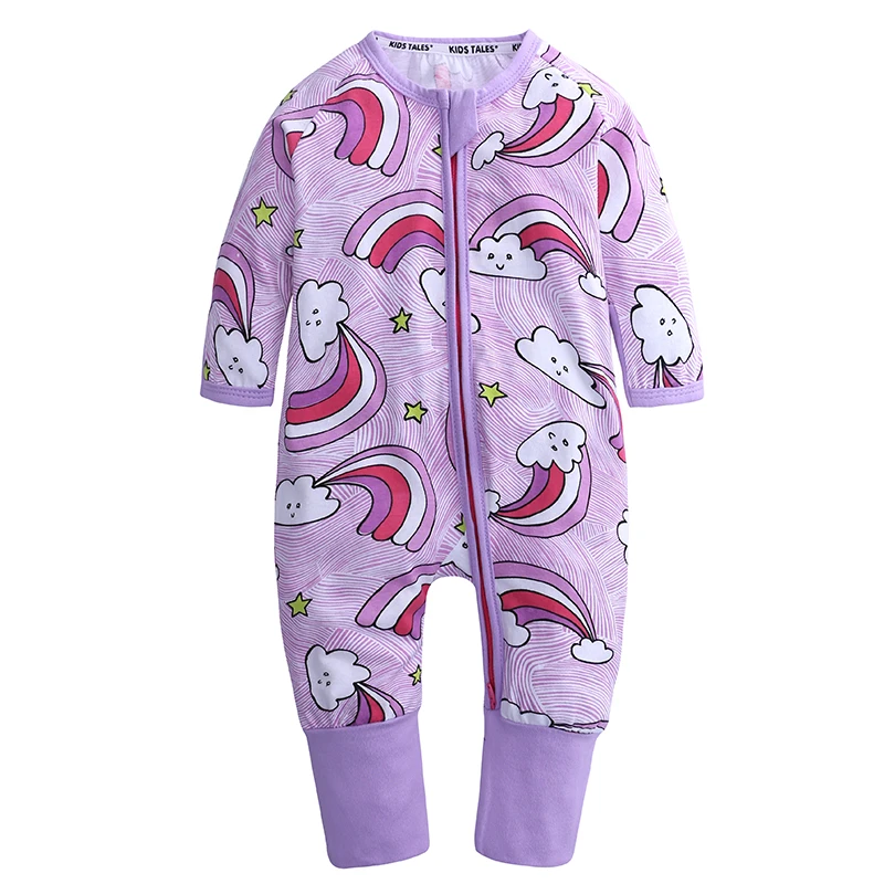 new born baby clothes cotton long sleeve cartoon jumpsuit home wear costume nightclothes for 0-24m baby boy girl autumn rompers