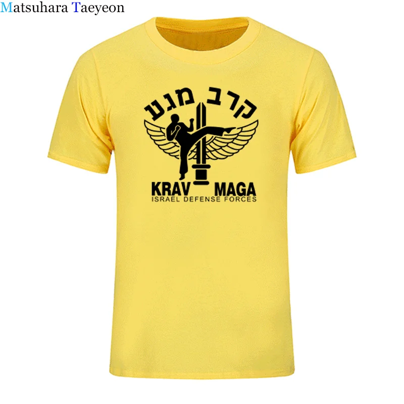 Мужская футболка с коротким рукавом, новинка, Israel Krav maga, футболки для мужчин, хлопок, Летний стиль, короткий рукав, Defense Force, футболка, топы - Цвет: 16