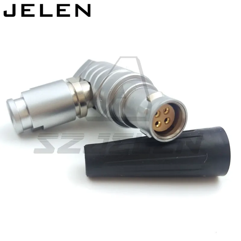 SZJELEN connector FHK.1B 4 pin female 90 degree elbow for Canon C300