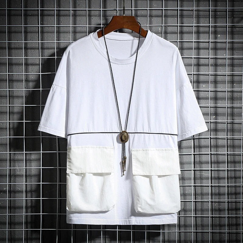 

2019 Summer T Shirt Men Solid Casual Short Sleeve Men's Tee Shirts O-neck T Shirt Cotton Fashion Tops Tees Streetwear