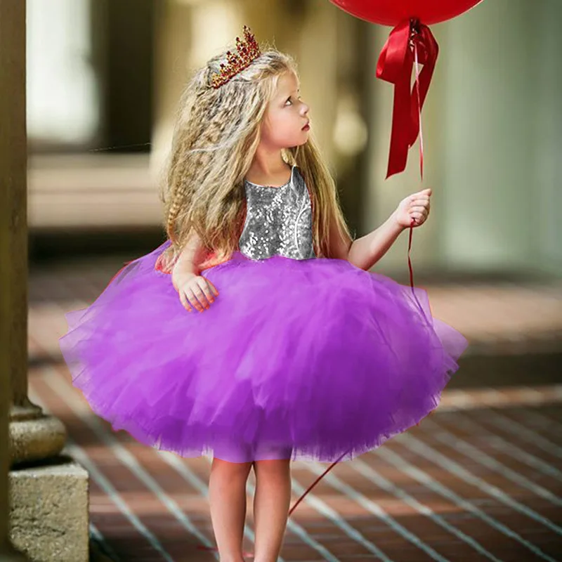 

Tutu Dress For Girls Summer Princess Flower Girl Dress Wedding Events Girl Dress Birthday Party Costumes Kids Dresses For Girls