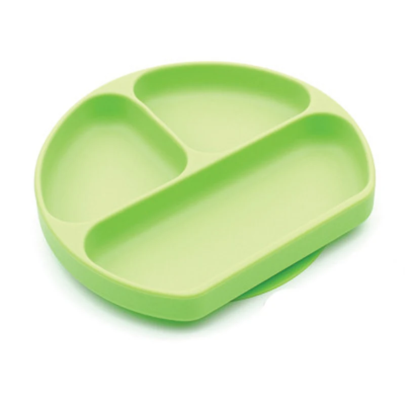 Baby Silicone Plate For Kids With Suction Tableware Children Feeding Anti Slip Bowl BPA Free Infant Dishes Dinnerware MBG0404
