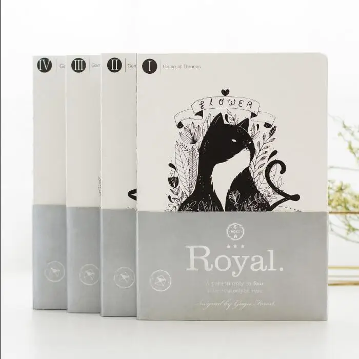 

Black King" Sketchbook Blank Diary Cute Planner Journal School Study Notebook Memo Notepad