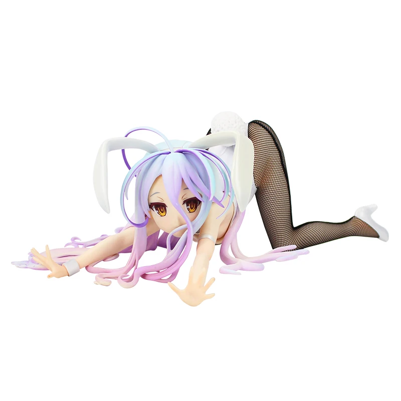 Аниме NO GAME LIFE Bunny Girls Shiro сексуальная версия игры White 3 ПВХ экшн фигурки