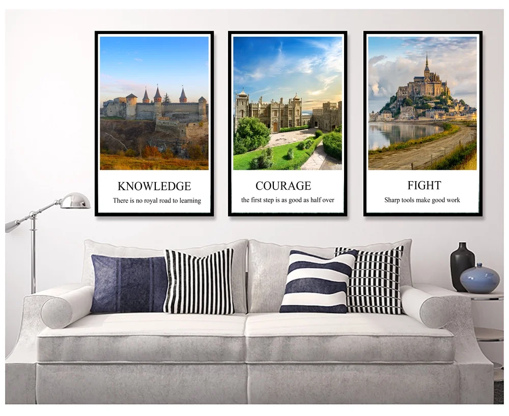 Landscape Inspirational Motivational Wall Art Paint Wall Decor Canvas